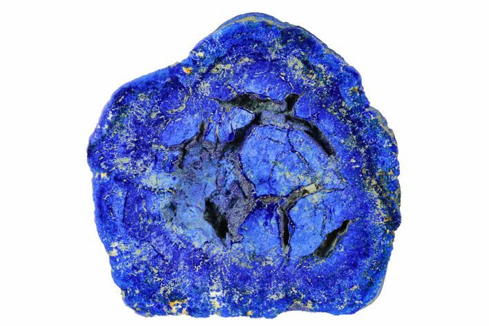 Vivid Blue, Cut/Polished Azurite Nodule - Siberia #175564